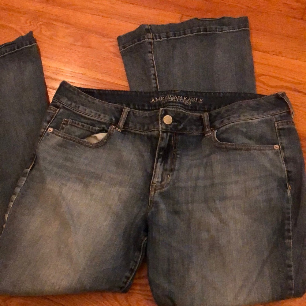 American Eagle Flare bottom Jeans sz18